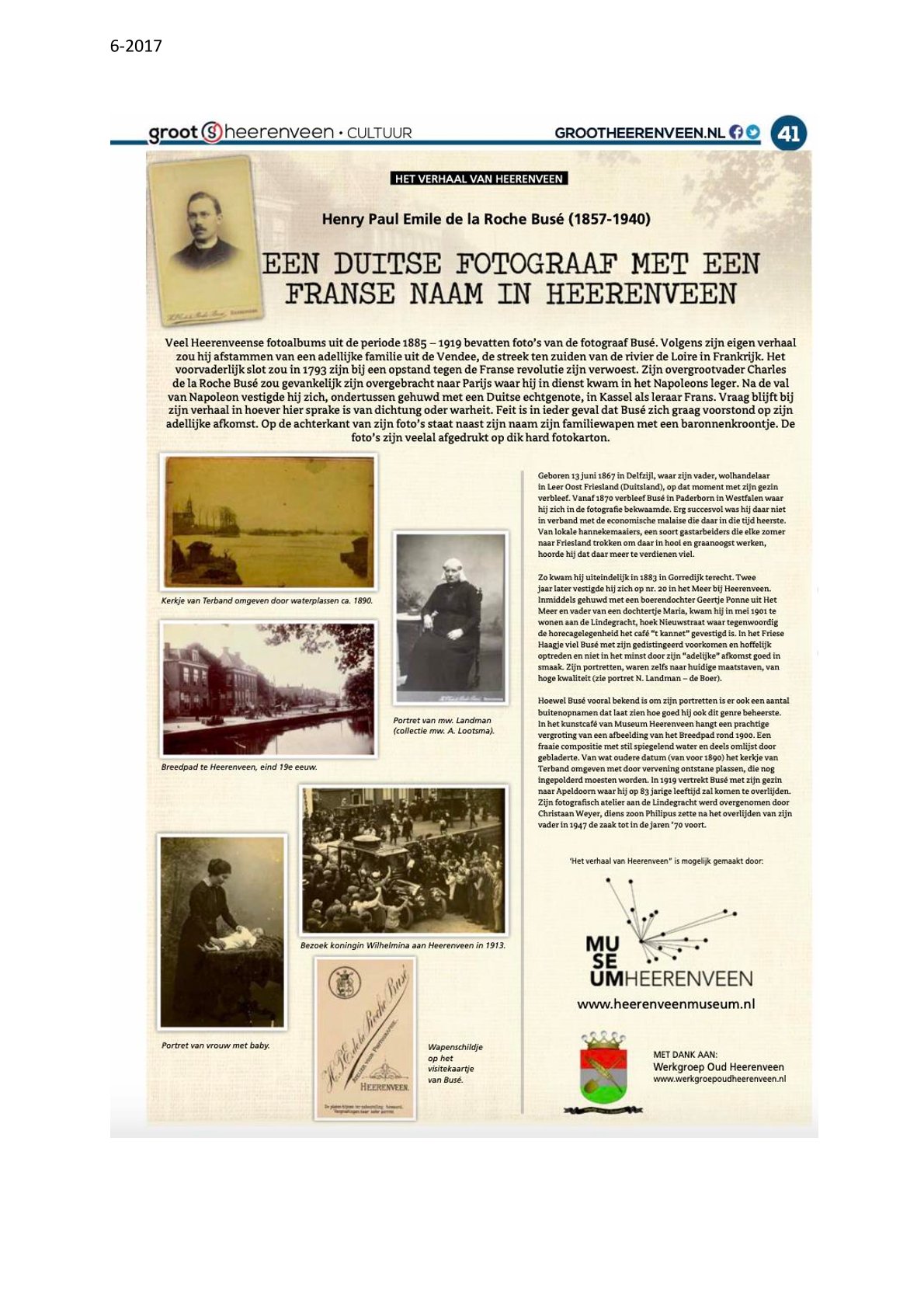 Een Duitse fotograaf met een Franse naam in Heerenveen