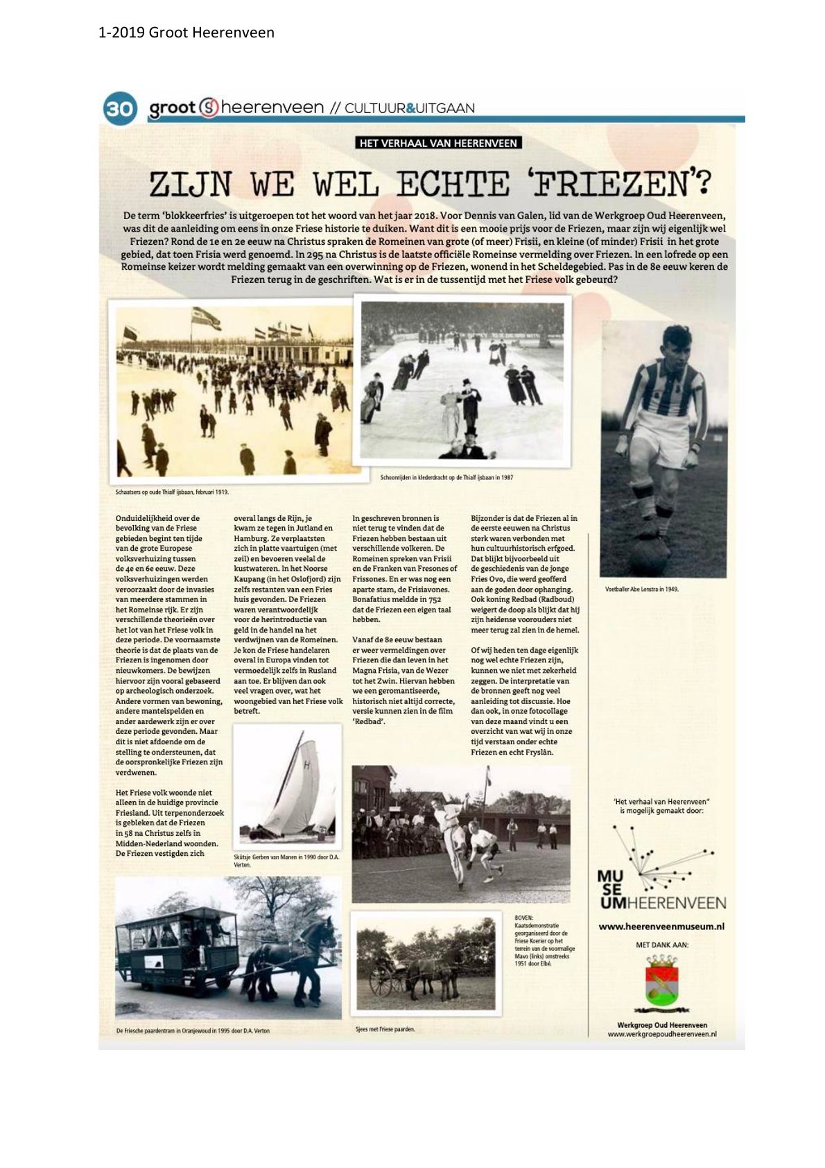 Zijn we wel echte Friezen