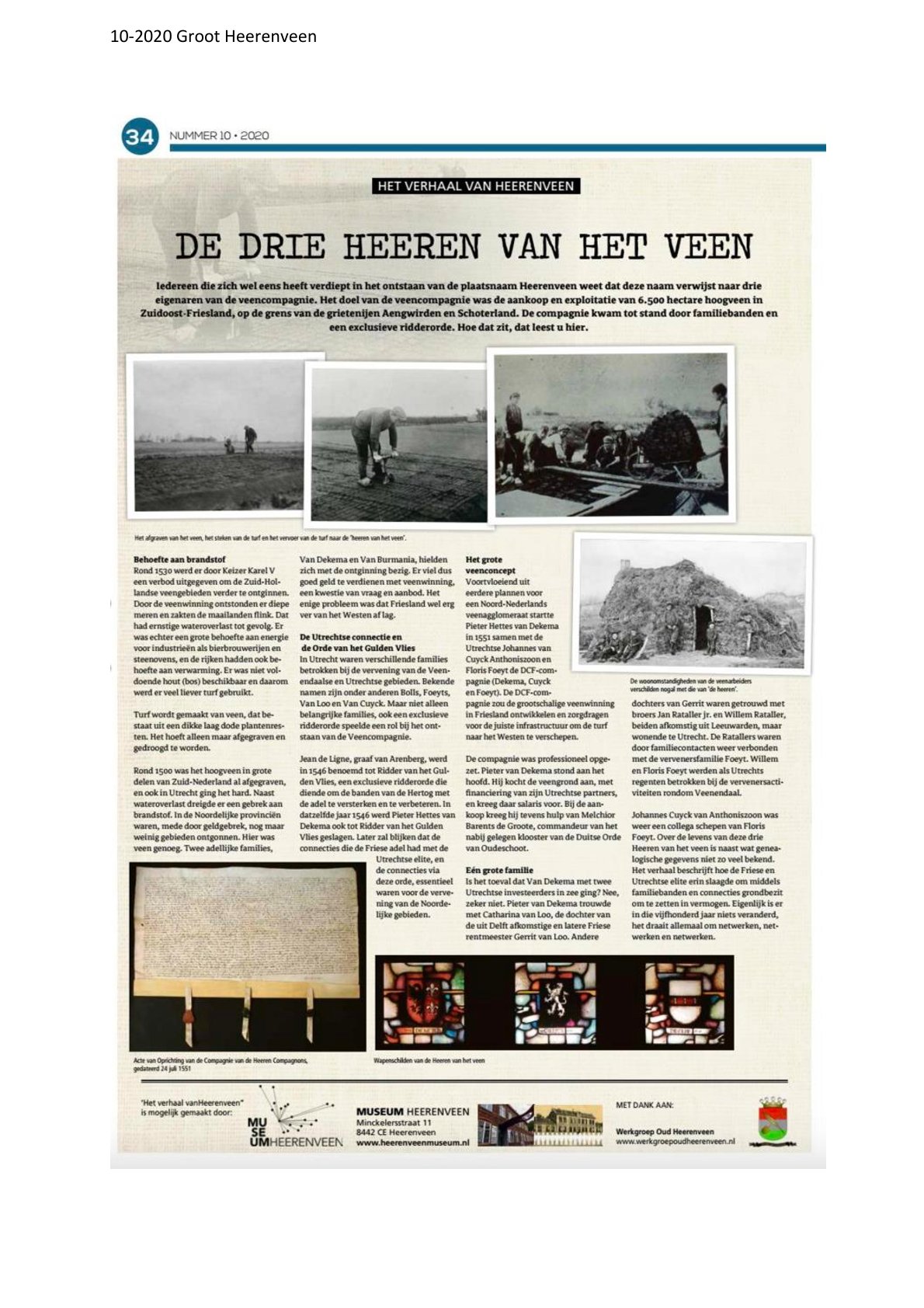 De drie heeren van het veen