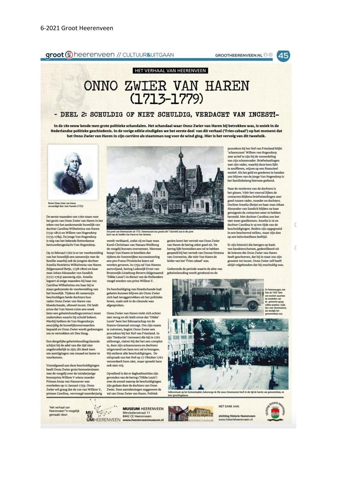 Onno Zwier van Haren II