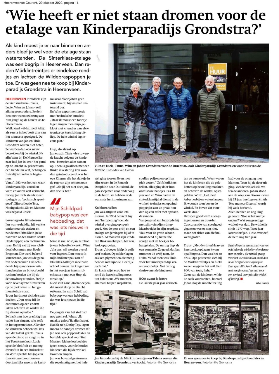 9967 2020 10 28 Wie heeft er niet staan dromen voor de etalage van Kinderparadijs Grondstra