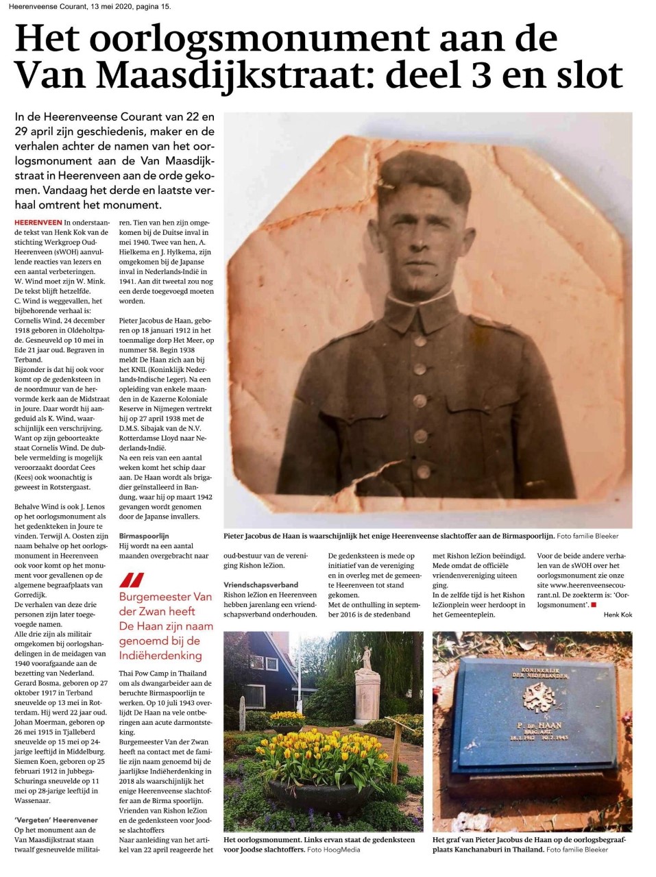 9989 2020 05 13 Het oorloogsmonument aan de van Maasdijkstraat Slot