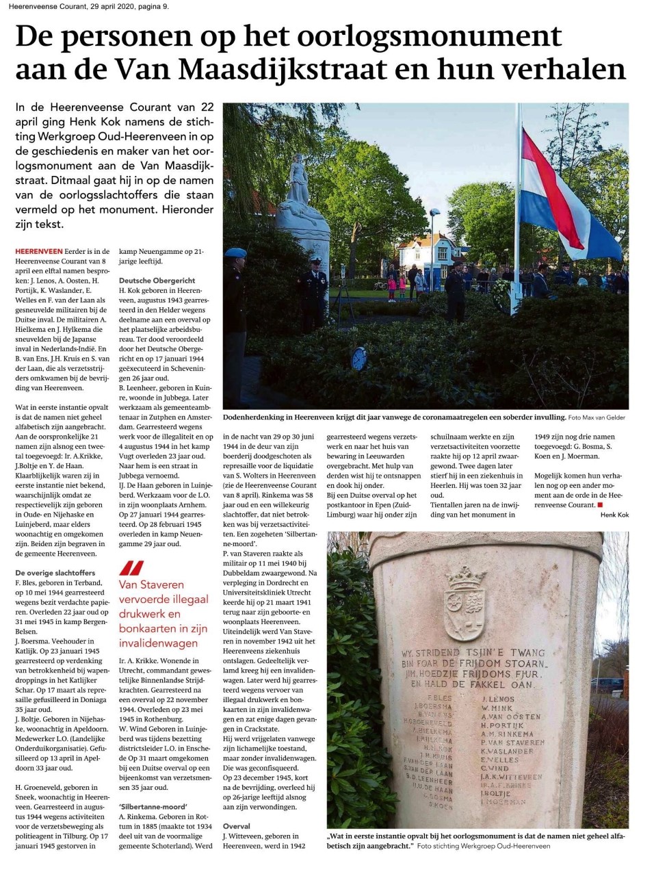 9990 2020 04 29 Personen op het oorlogsmonument en hun verhalen