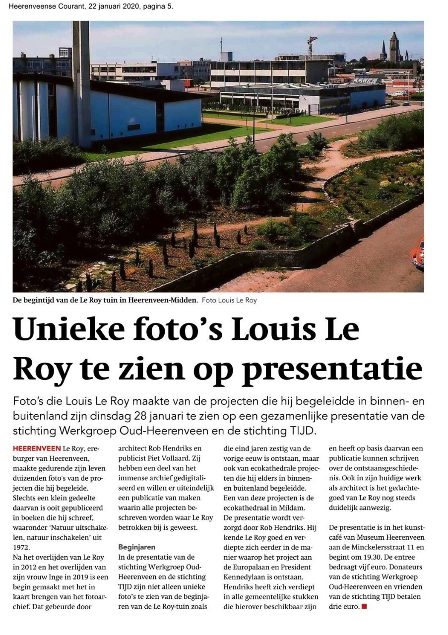 9999 2020 01 22 Unieke foto s Louis Le Roy te zien op presentatie 