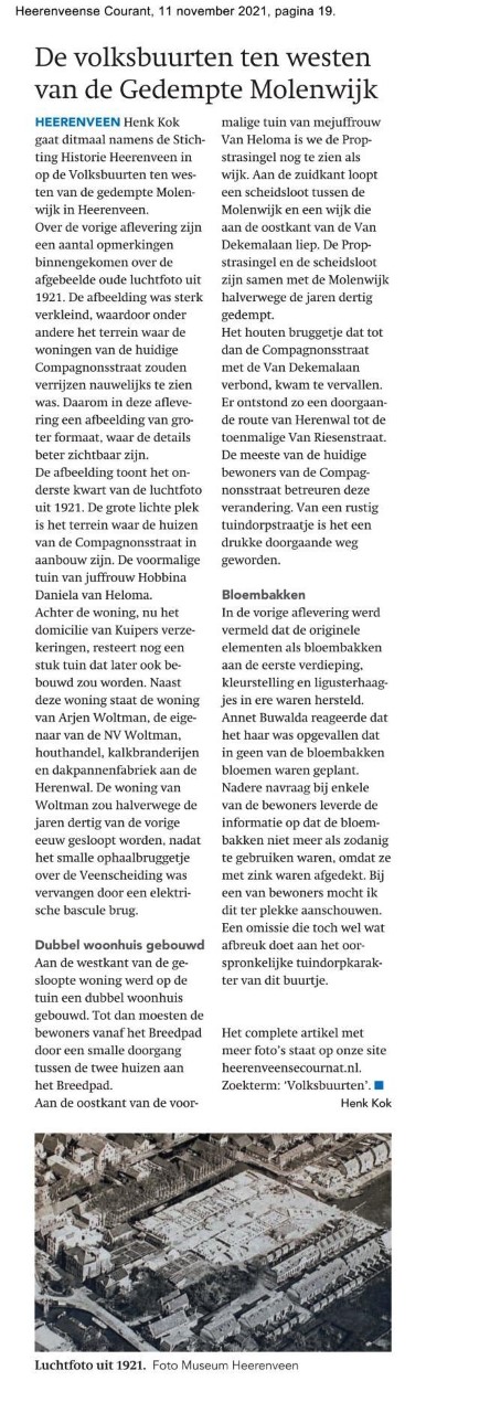 9938 2021 11 11 De volksbuurten ten westen van de Gedempte Molenwijk