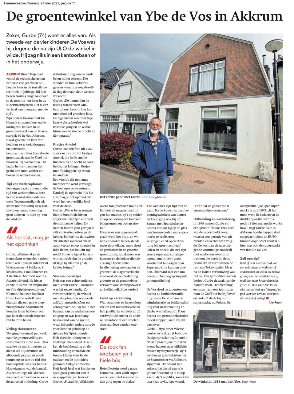 9949 2021 05 27 De groentewinkel van Ybe de Vos in Akkrum