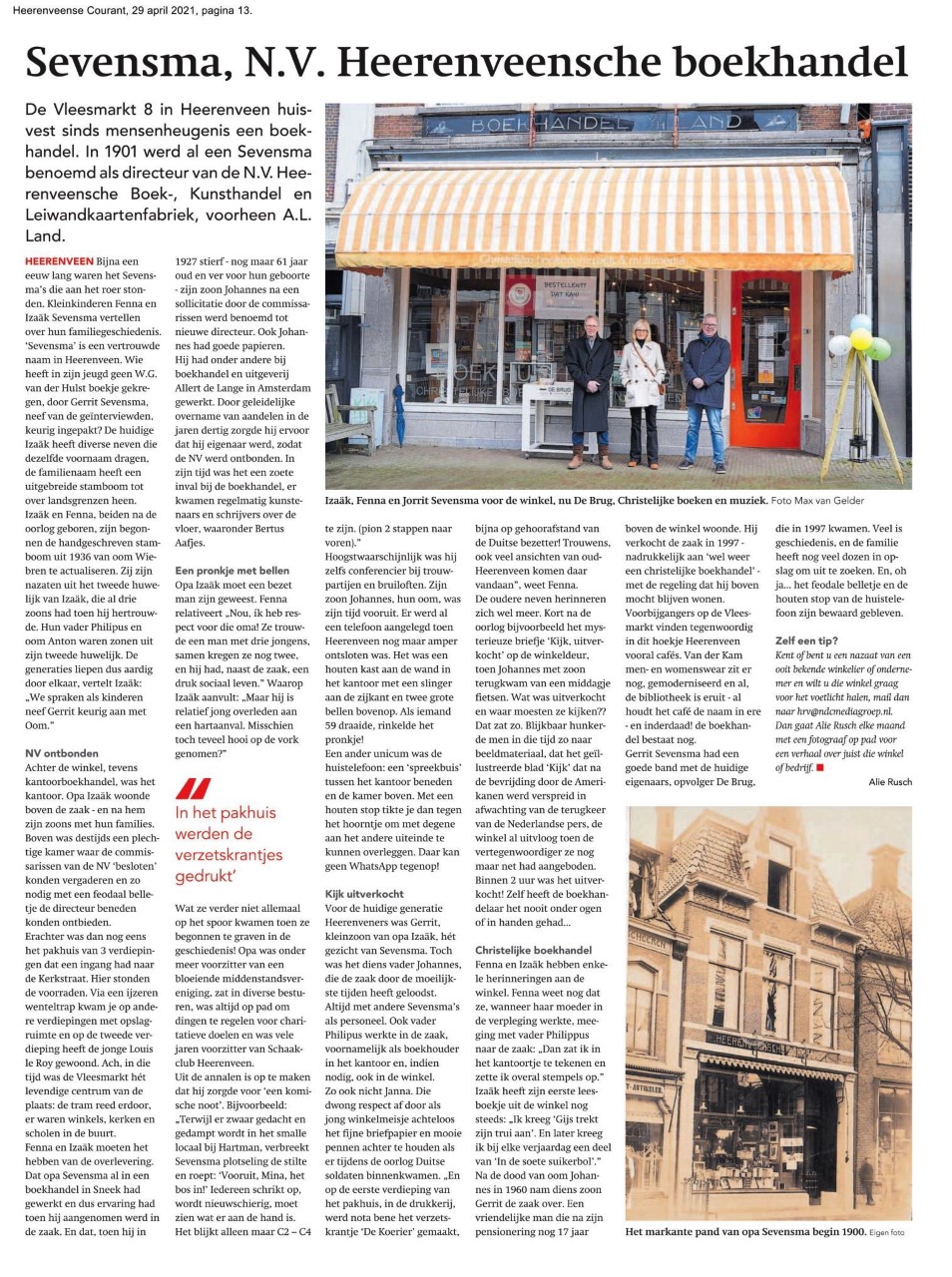 9951 2021 04 29 Sevensma N.V. Heerenveensche boekhandel