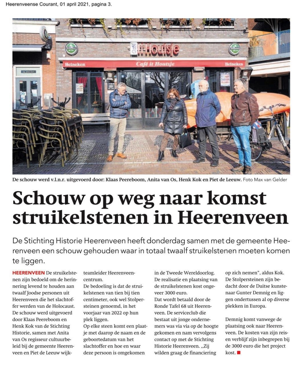 9952 2021 04 01 Schouw op weg naar komst struikelstenen in Heerenveen
