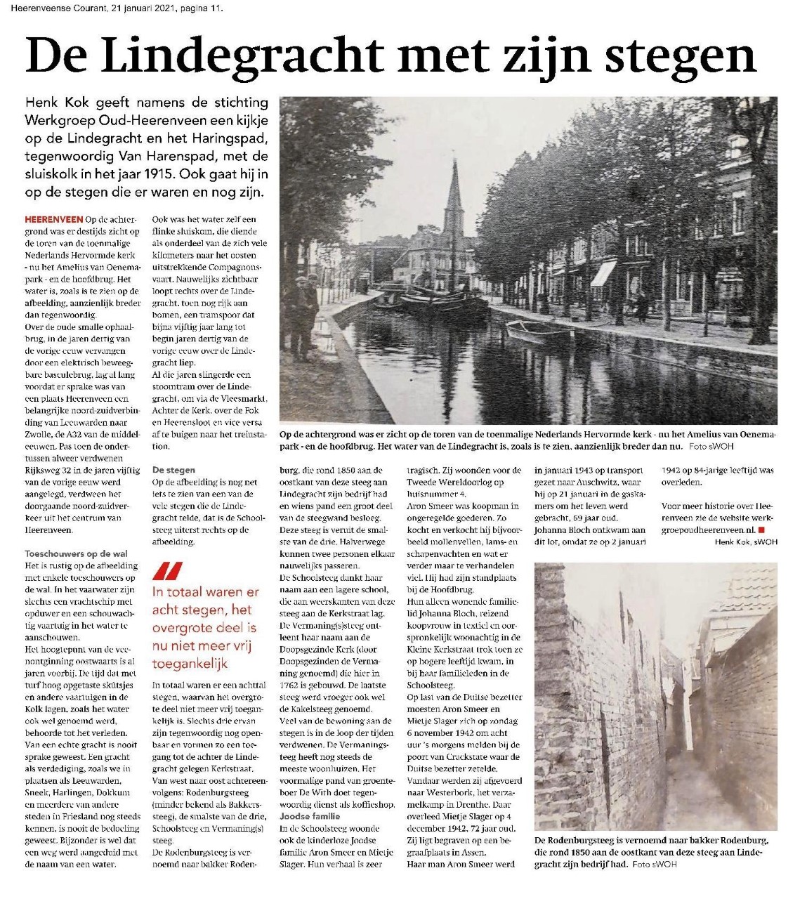 9961 2021 01 21 De Lindegracht met zijn stegen