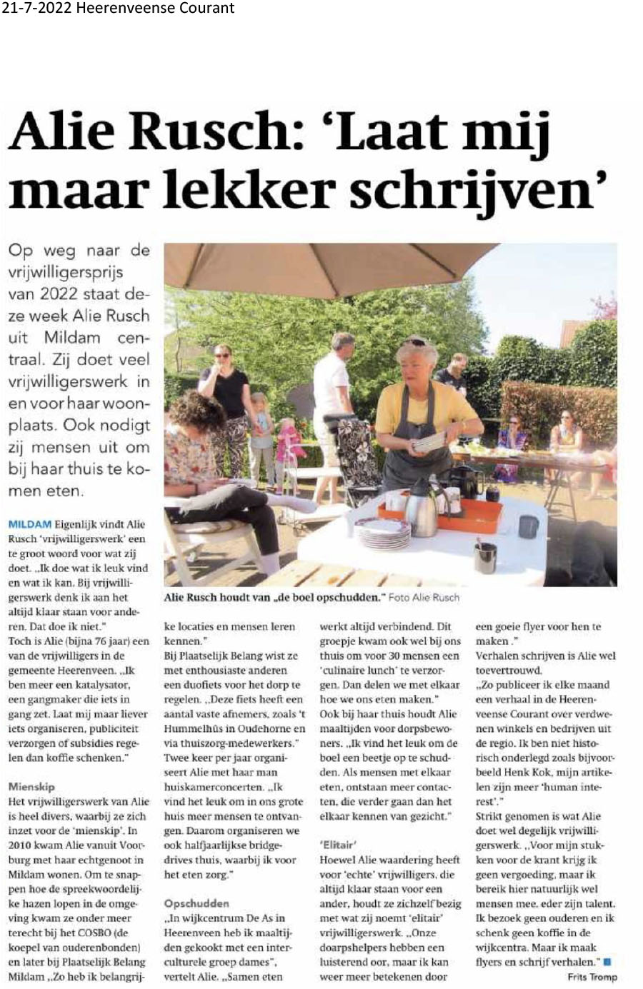 9930 2022 07 21 Alie Rusch laat mij maar lekker schrijven