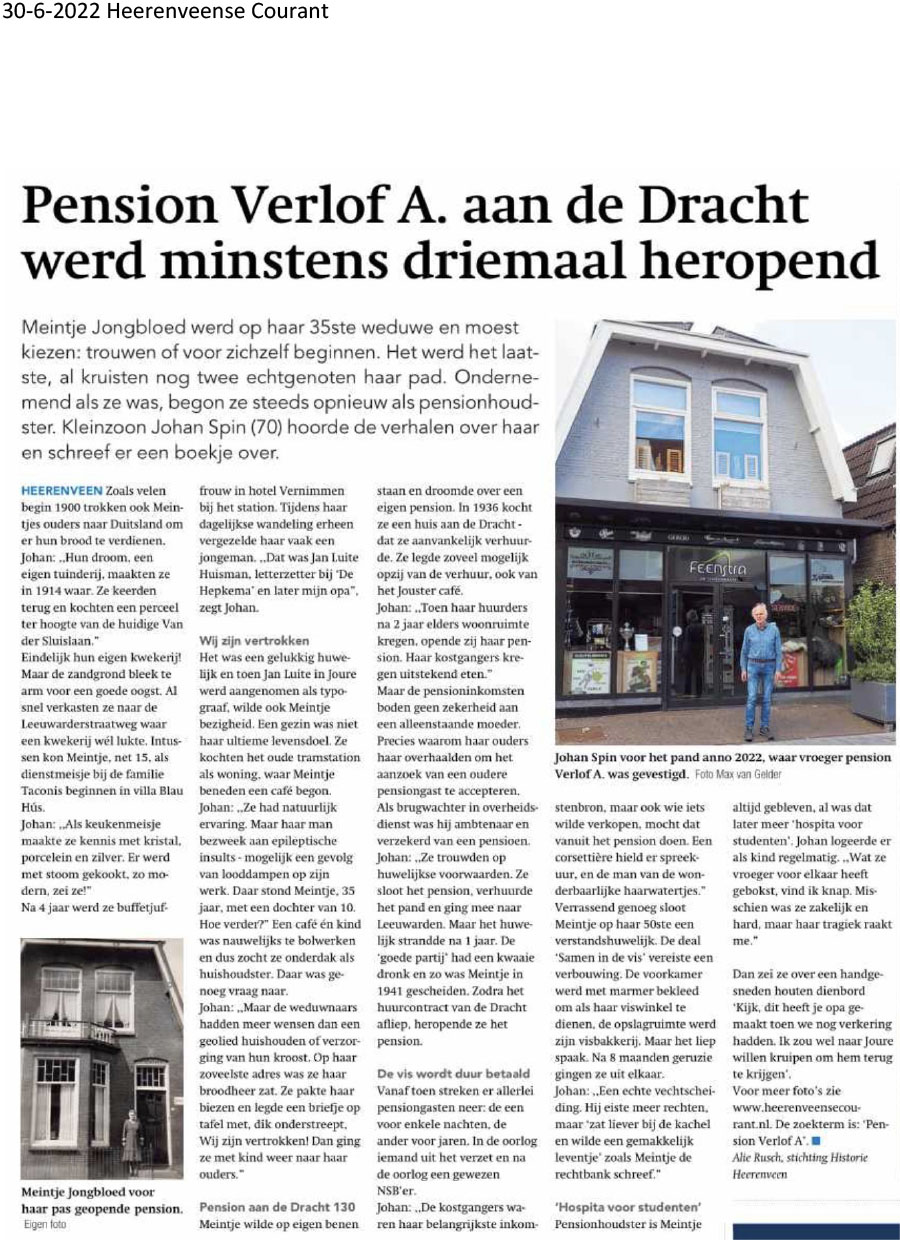 9932 2022 06 30 Pension Verlof A aan de Dracht werd minstens driemaal heropend