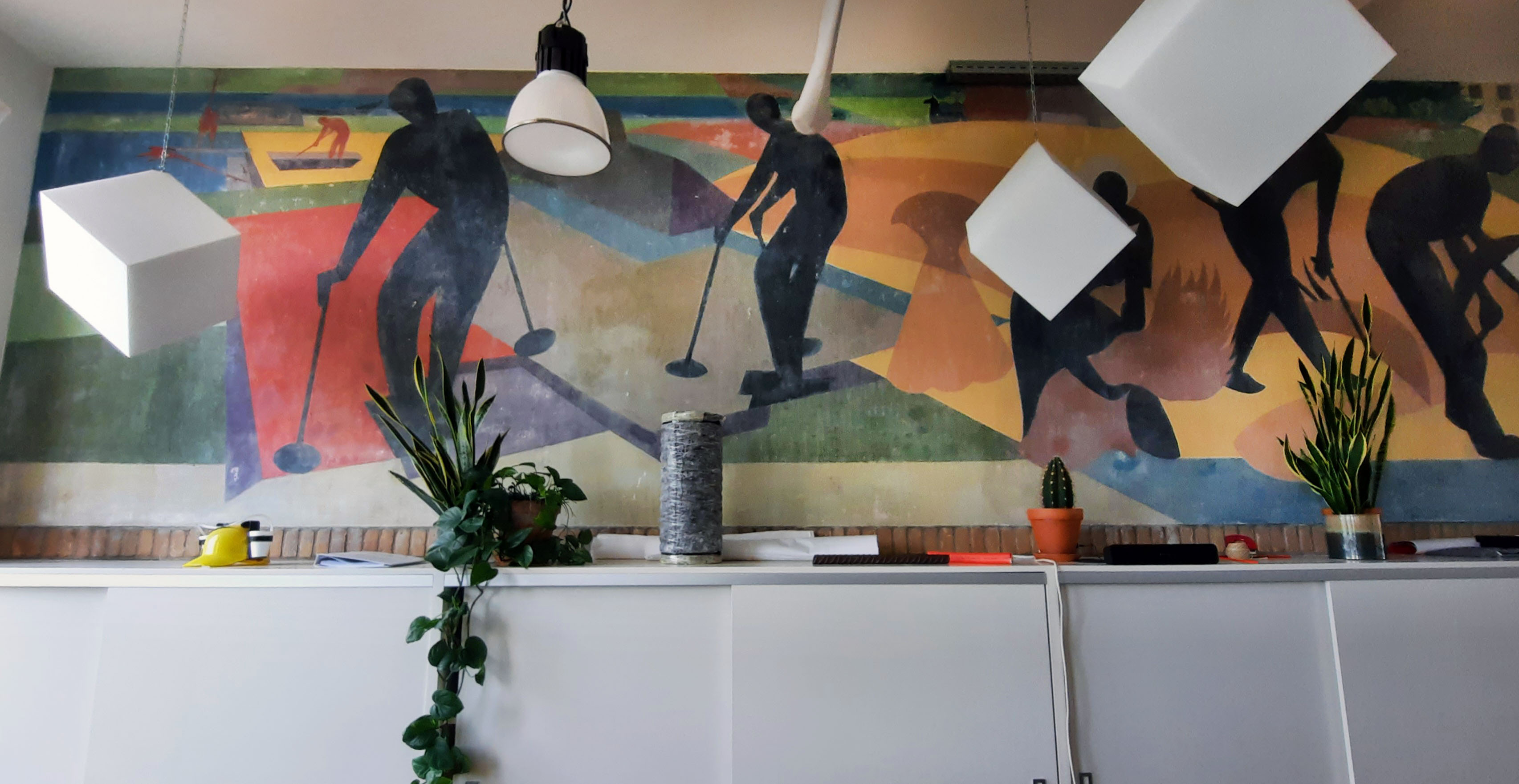 open monumentendag 2025 voormalige technische school muurschildering