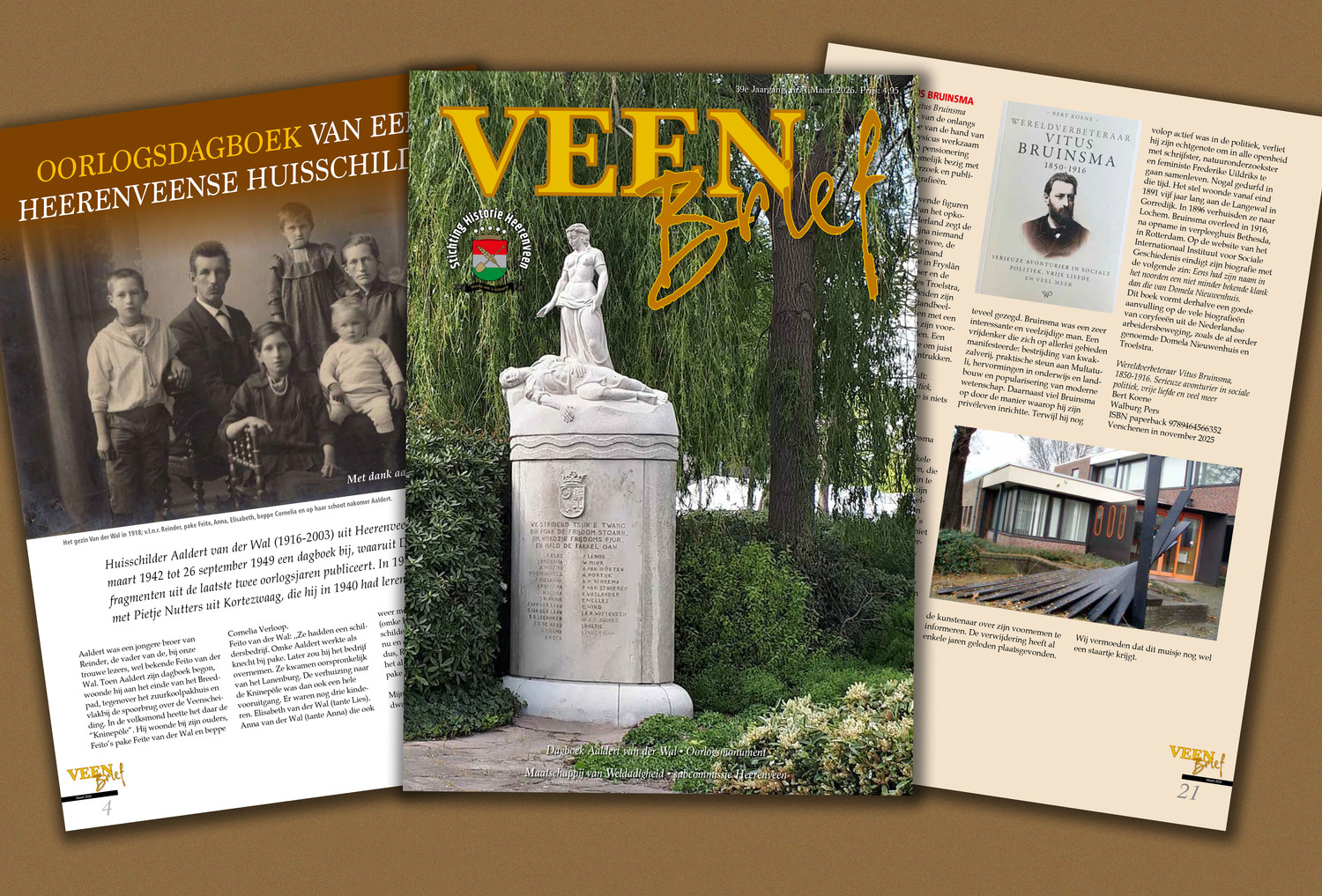 De nieuwe Veenbrief, o.a. over het Oorlogsmonument