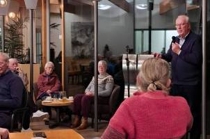 Voorzitter Hans Schouten houdt zijn nieuwjaarstoespraak